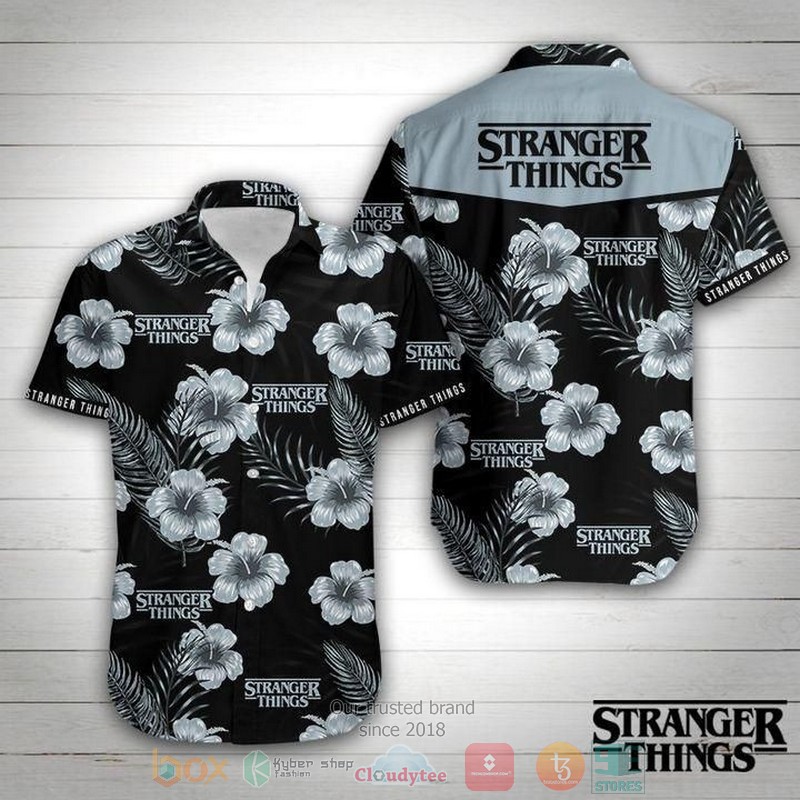 Stranger Things Floral Hawaiian Shirt