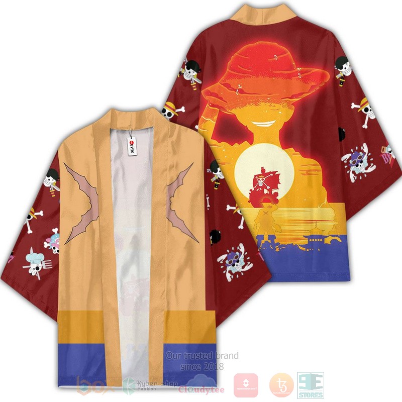 Straw Hat Luffy One Piece Otaku Anime Inspired Kimono