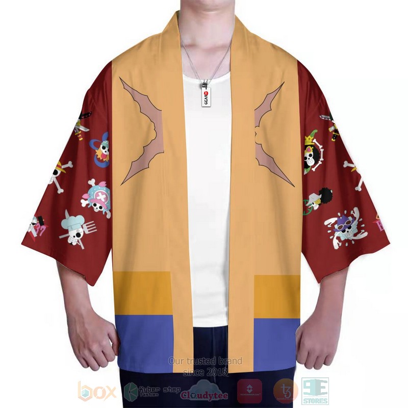 Straw Hat Luffy One Piece Otaku Anime Inspired Kimono 1