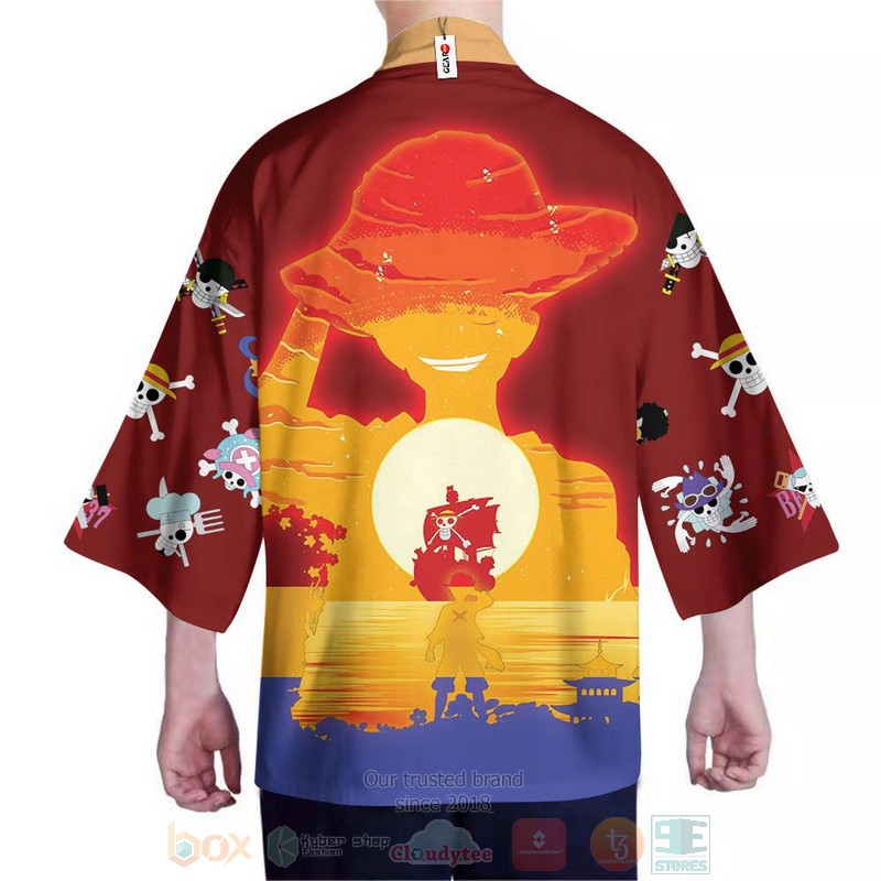 BEST Straw Hat Luffy One Piece Otaku Anime Japan 3D Print Kimono 3 Straw Hat Luffy One Piece Otaku Anime Inspired Kimono 1 2
