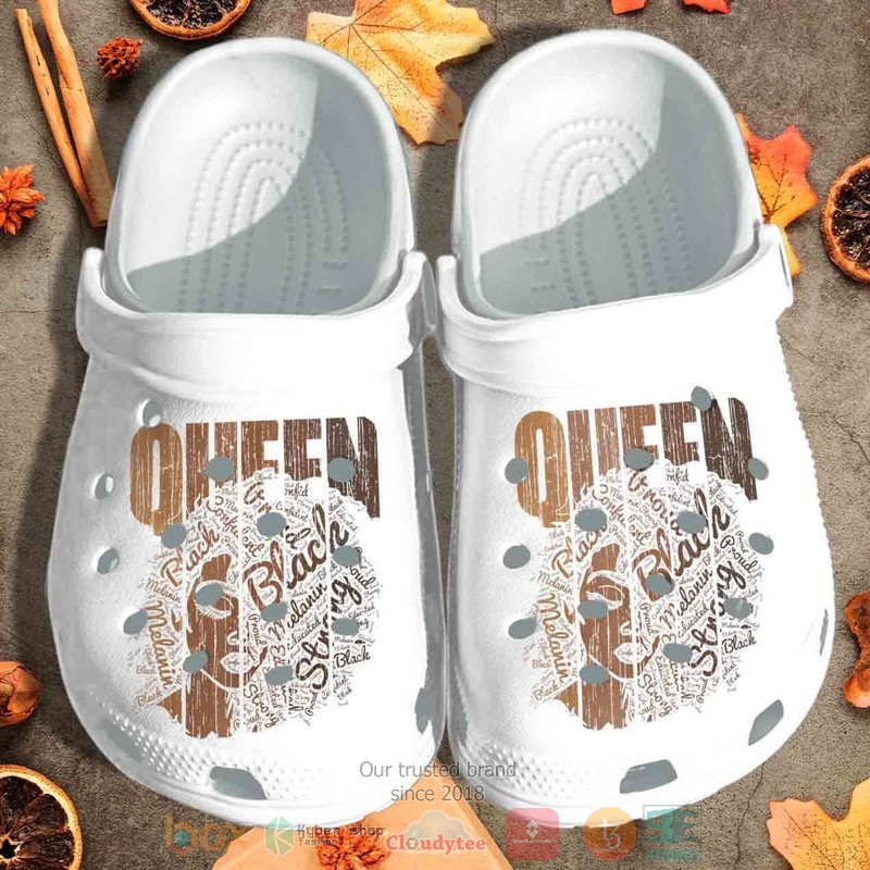 NEW Strong Queen Brown Queen White crocs crocband shoes word2