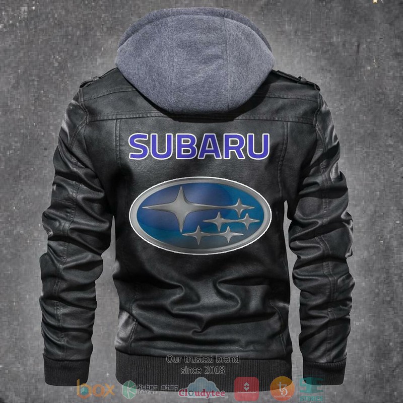 Subaru Automobile Car Leather Jacket