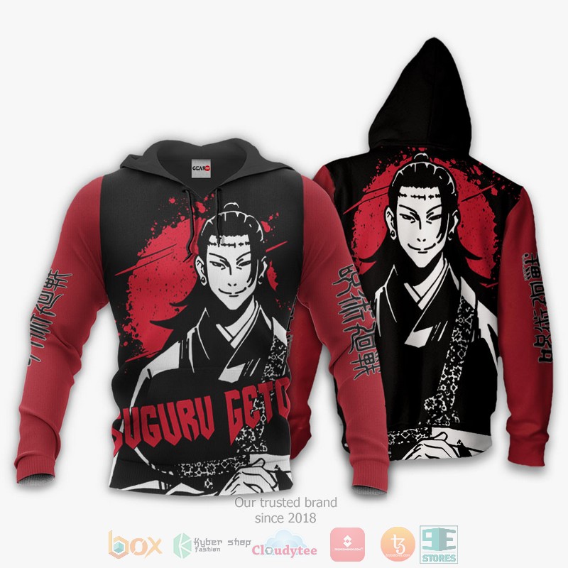 NEW Suguru Geto Jujutsu Kaisen Anime Monochrome Full Printed 3D Sweater, Hoodie 3 Suguru Geto Jujutsu Kaisen Anime Monochrome 3D Hoodie Bomber Jacket 1 2