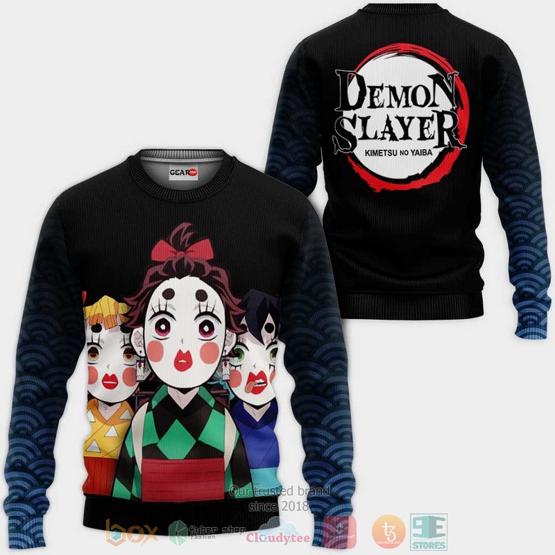 NEW Sumiko Zenko Inoko Kimetsu Anime Funny Full Printed 3D Sweater, Hoodie 2 Sumiko Zenko Inoko Kimetsu Anime Funny 3D Hoodie Bomber Jacket 1