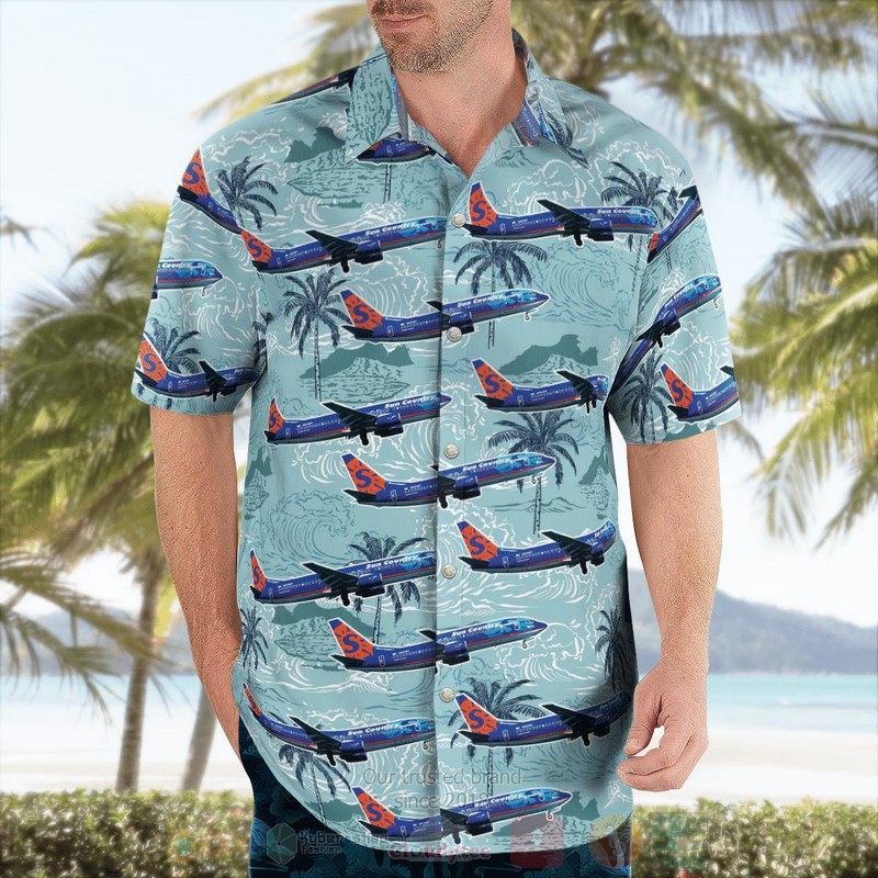 NEW Sun Country Airlines Boeing 737-800 Hawaii Shirt 4 NEW Sun Country Airlines Boeing 737-800 Hawaii Shirt word1