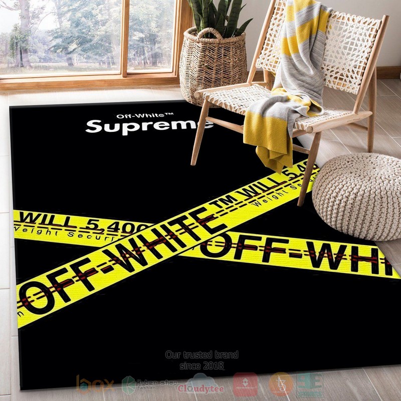 Supreme X offwhite Area Rugs
