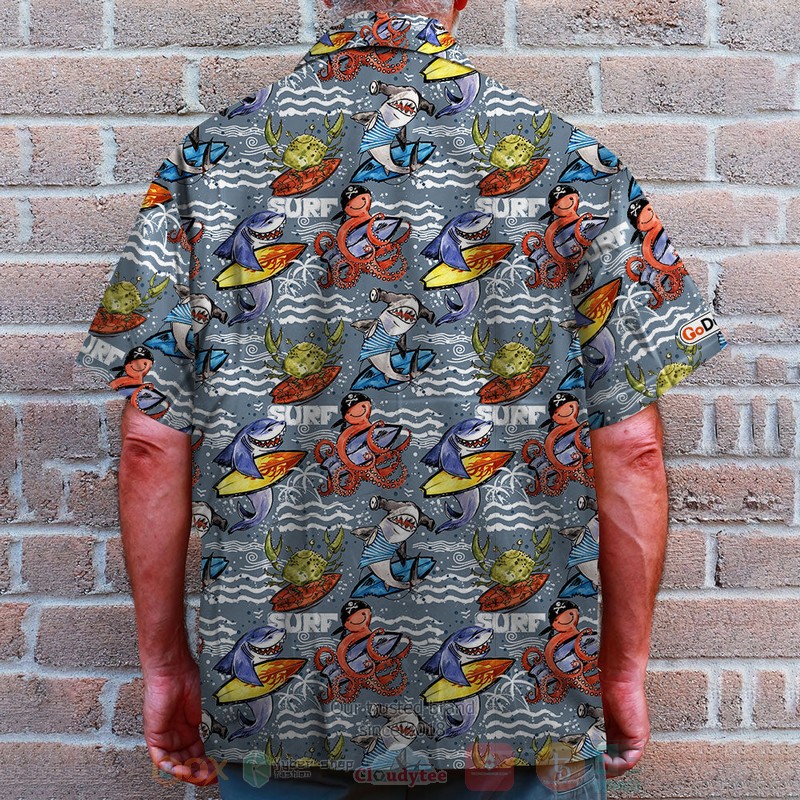 BEST Surfing-Marine Animals Surfing 3D Aloha Shirt 2 BEST Surfing-Marine Animals Surfing 3D Aloha Shirt word2