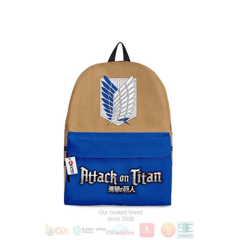 Survey Corps Attack On Titan Anime Backpack