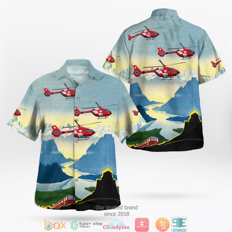Swiss Air Ambulance Airbus Helicopters H145 Hawaii 3D Shirt