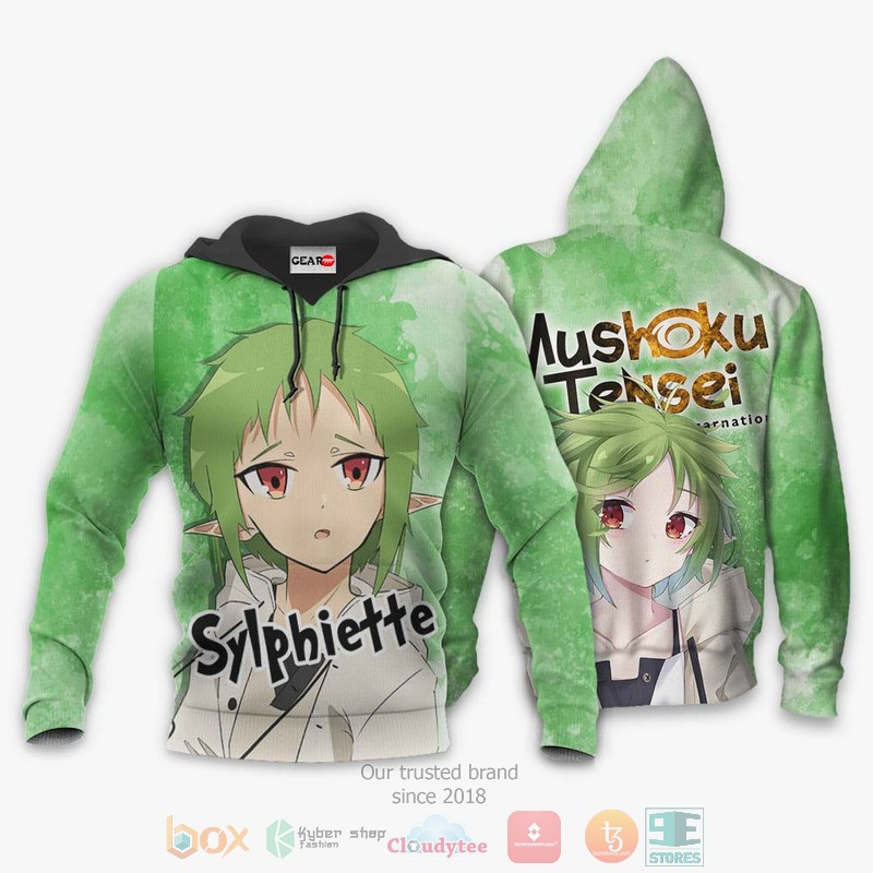 NEW Sylphiette Mushoku Tensei Anime Full Printed 3D Sweater, Hoodie 3 Sylphiette Mushoku Tensei Anime 3D Hoodie Bomber Jacket 1 2
