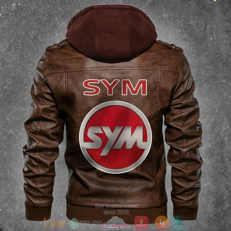 Sym Motorcycle Leather Jacket