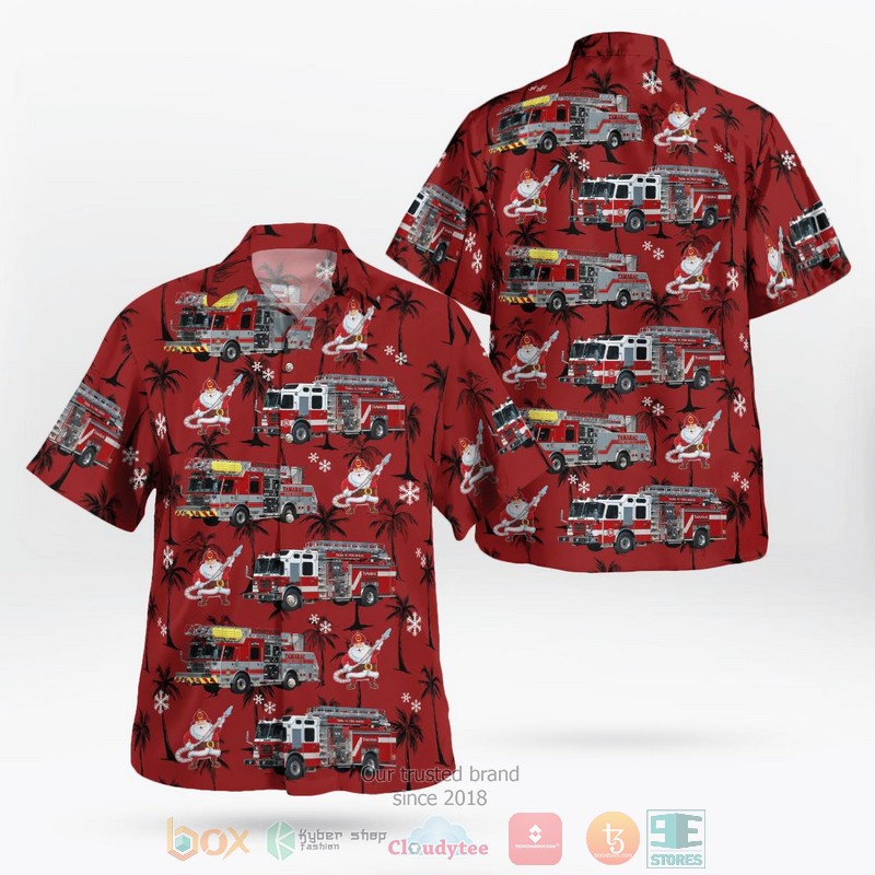 Tamarac Broward County Florida Tamarac Fire Department red Hawaiian Shirt