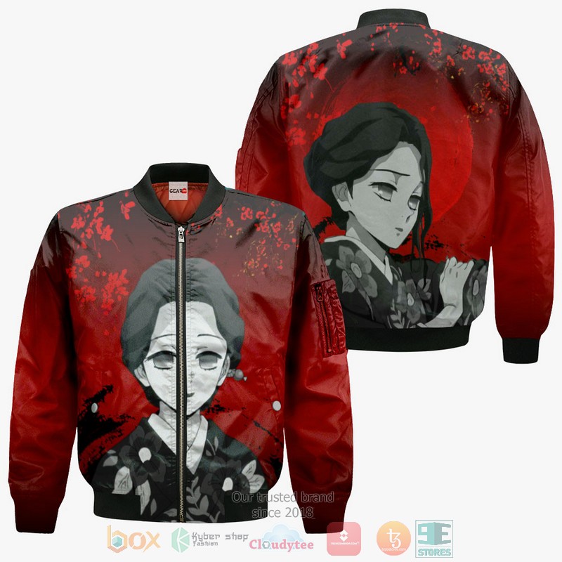 NEW Tamayo Kimetsu Anime Japan Art Full Printed 3D Sweater, Hoodie 4 Tamayo Kimetsu Anime Japan Art 3D Hoodie Bomber Jacket 1 2 3