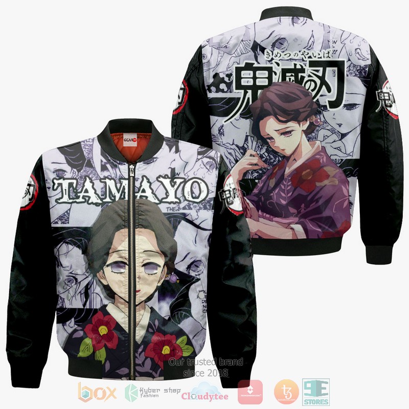 NEW Tamayo Kimetsu Anime Manga Style Full Printed 3D Sweater, Hoodie 4 Tamayo Kimetsu Anime Manga Style 3D Hoodie Bomber Jacket 1 2 3