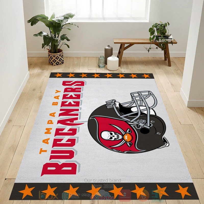 Tampa Bay Buccaneers NFL Team Logo Area Rugs