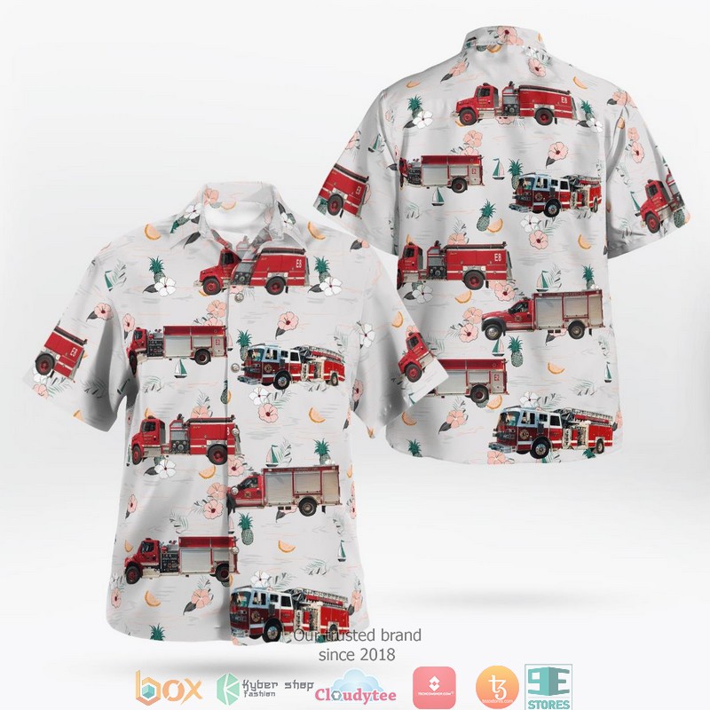 Tangipahoa Parish Louisiana Eighth Ward Volunteer Fire Department Hawaii 3D Shirt