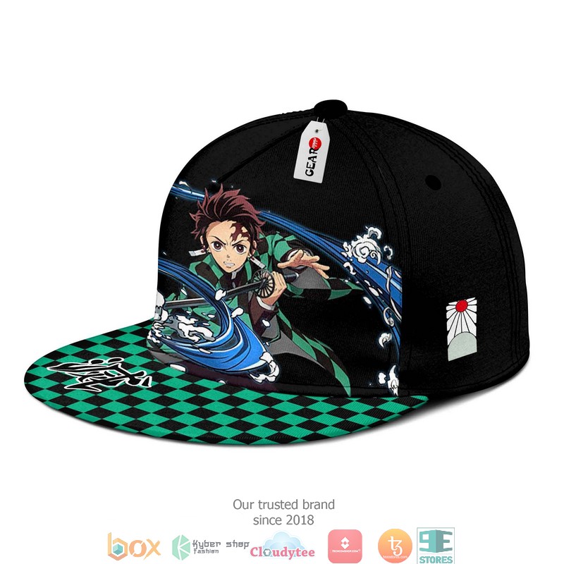 Taniro Water Breathing Anime Kimetsu Snapback hat 1