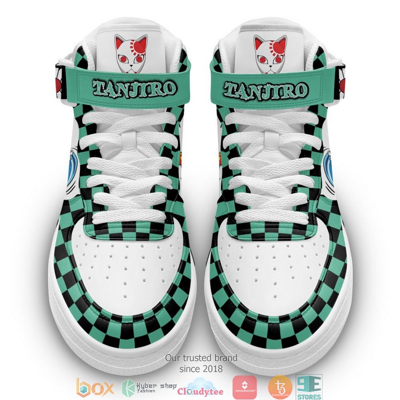 Tanjiro Demon Slayer Anime High Air Force Sneaker 1