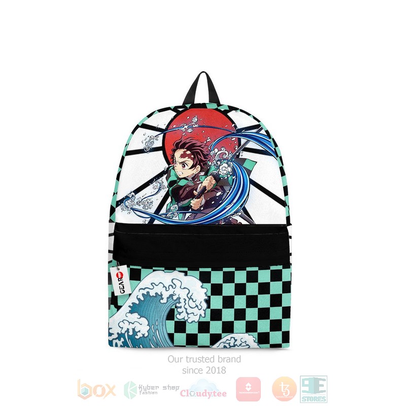 Tanjiro Hanafuda Kimetsu Anime Backpack