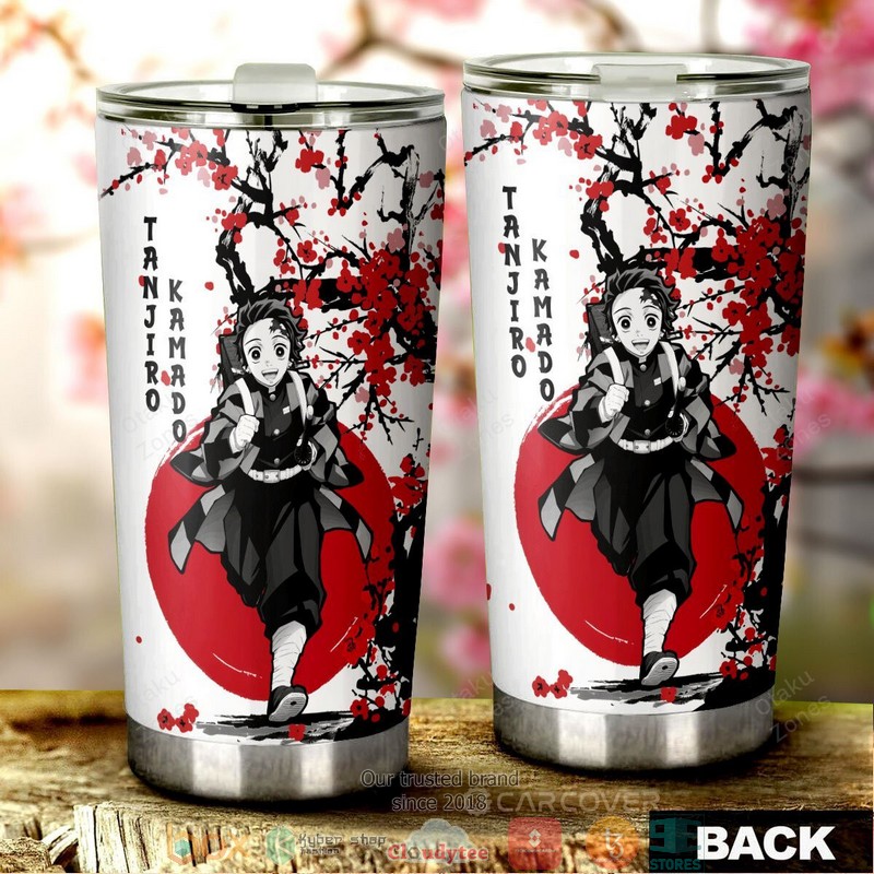 Tanjiro Japan Style Anime Demon Slayer Tumbler 3 Tanjiro Japan Style Anime Demon Slayer Tumbler 1 2