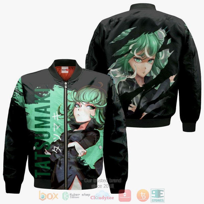 NEW Tatsumaki One Punch Man Anime Full Printed 3D Sweater, Hoodie 4 Tatsumaki One Punch Man Anime 3D Hoodie Bomber Jacket 1 2 3