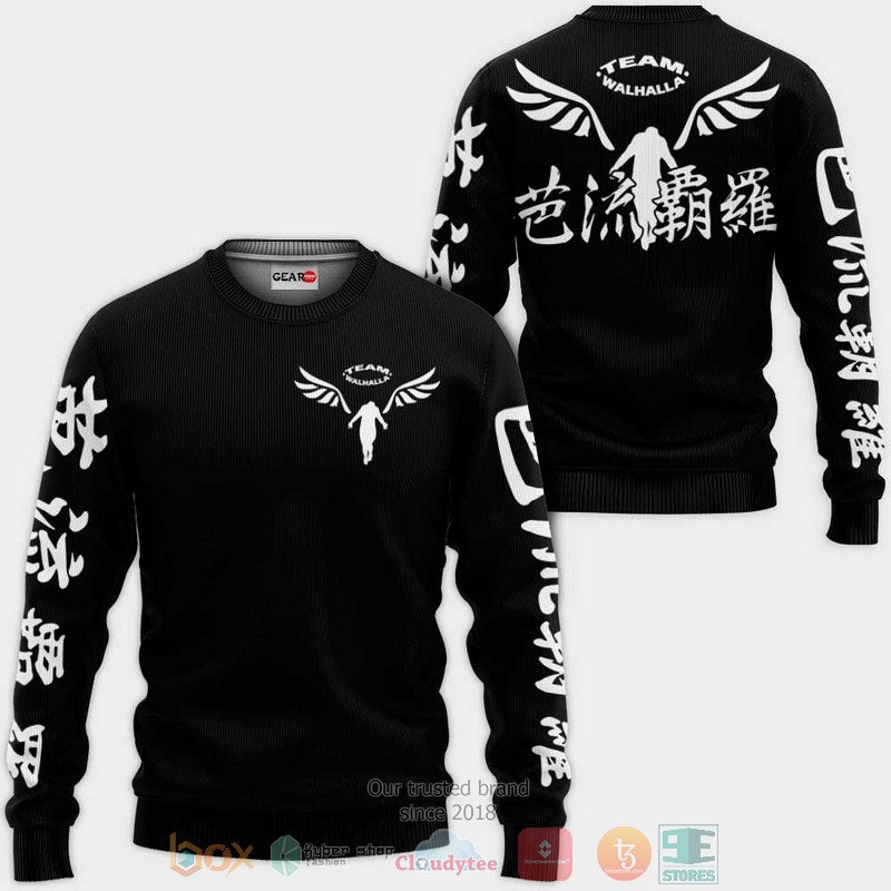NEW Team Valhalla Anime Tokyo Revengers Full Printed 3D Sweater, Hoodie 2 Team Valhalla Anime Tokyo Revengers 3D Hoodie Bomber Jacket 1