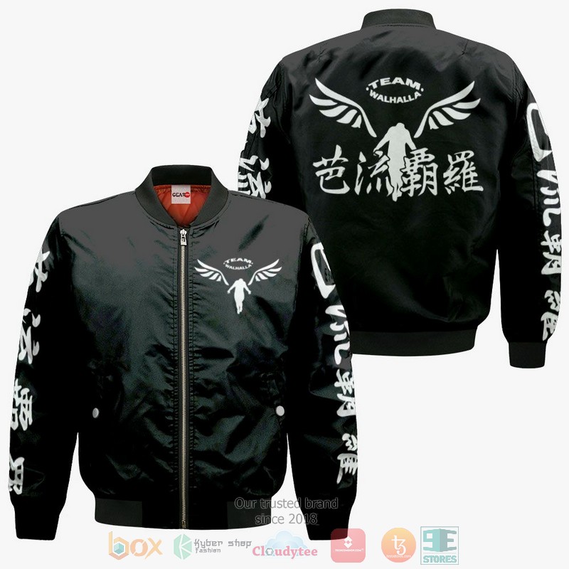 NEW Team Valhalla Anime Tokyo Revengers Full Printed 3D Sweater, Hoodie 4 Team Valhalla Anime Tokyo Revengers 3D Hoodie Bomber Jacket 1 2 3