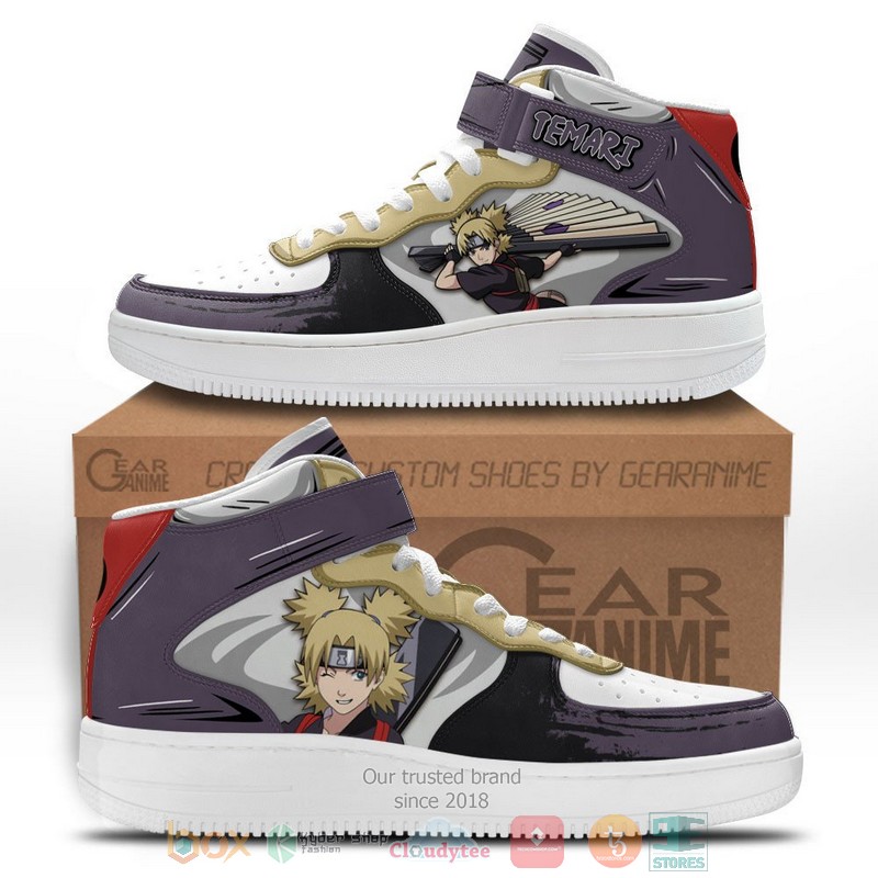 Temari Anime Naruto High Air Force Shoes