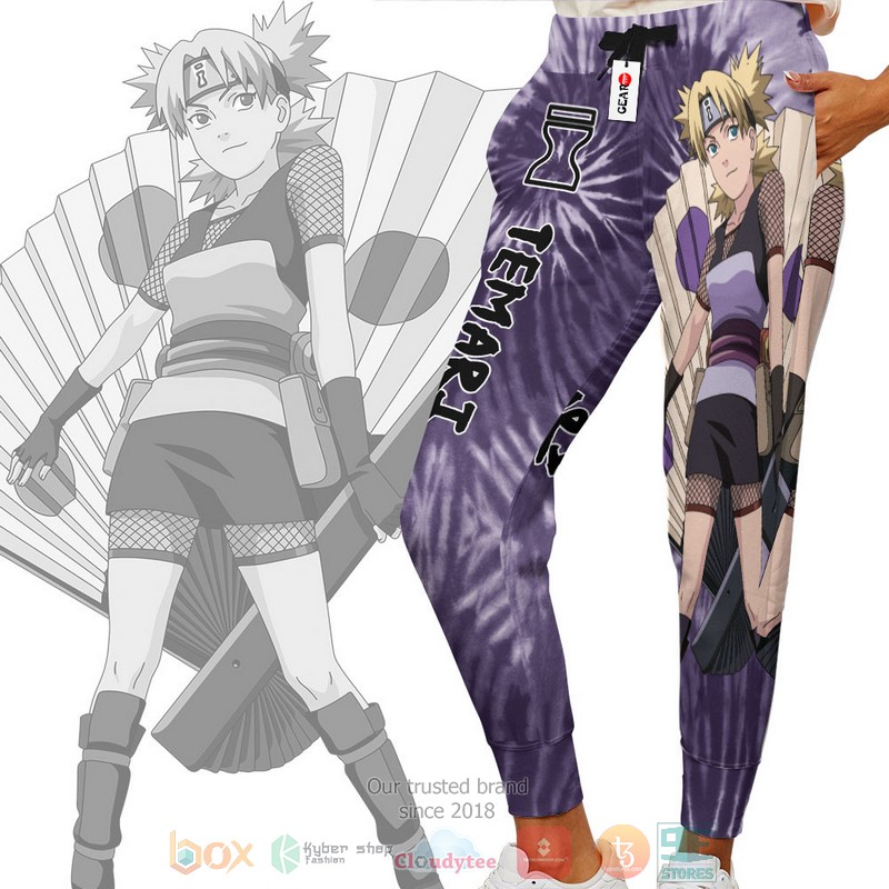 Temari Anime Tie Dye Style Jogger longpants 1