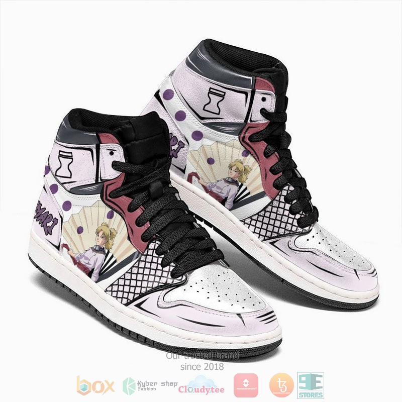 Temari Nara Naruto Anime Air Jordan High Top Shoes 1