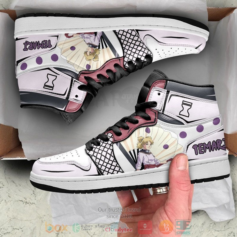 NEW Temari Nara Naruto Anime Air Jordan 1 shoes sneaker 4 Temari Nara Naruto Anime Air Jordan High Top Shoes 1 2 3