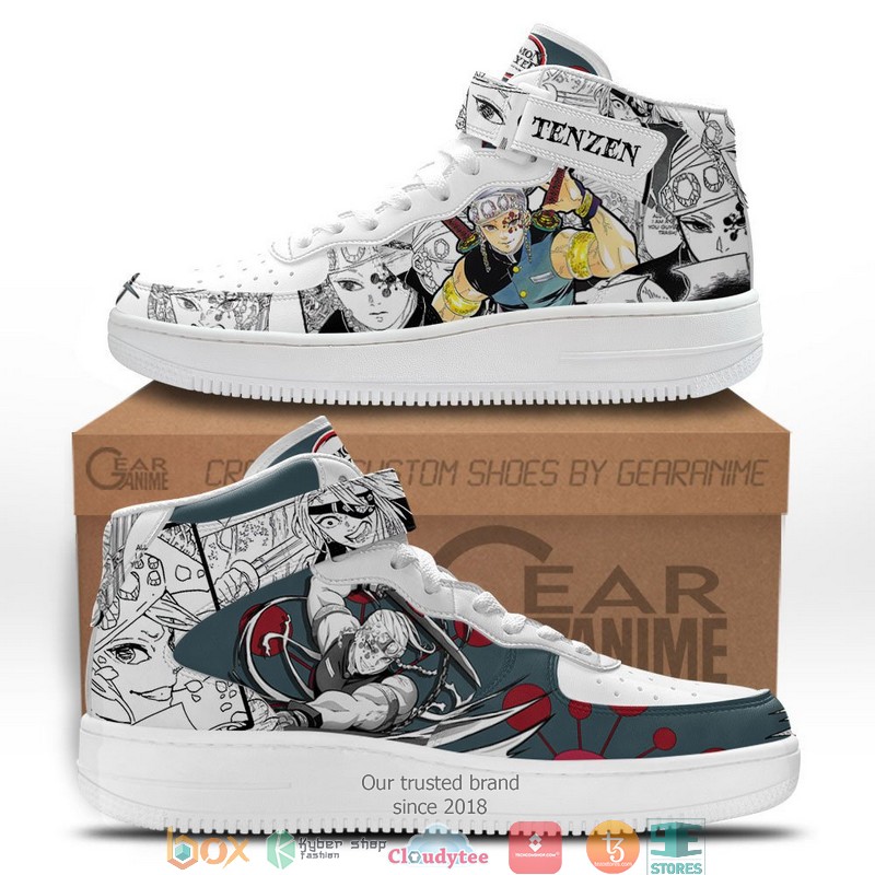 Tengen Uzui Demon Slayer Anime Mix Manga High Air Force Sneaker