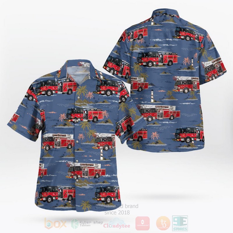 Tennessee Signal Mountain Fire Department Hawaiian Shirt