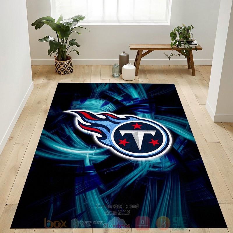 Tennessee Titans NFL Team Logo Area Rugs