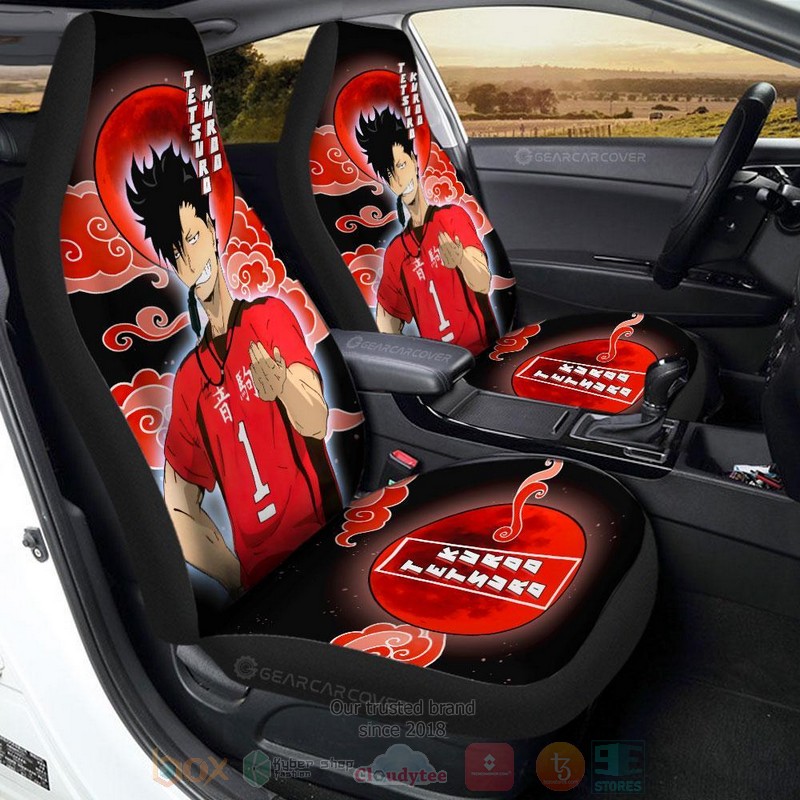 Tetsuro Kuroo Haikyuu Anime Car Seat Cover