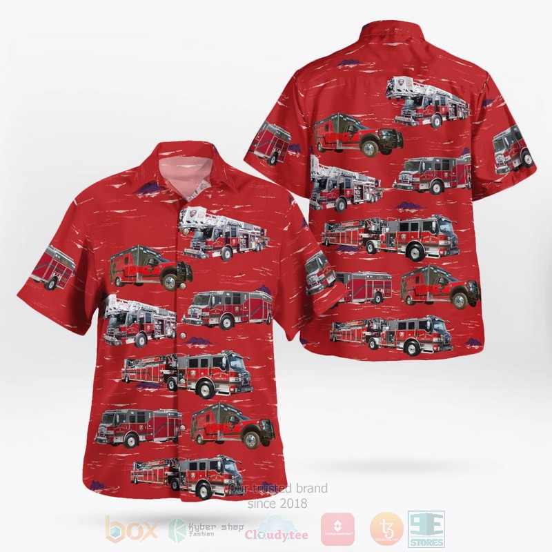 BEST Texas, Bexar County ESD2 Fire Department 3D Aloha Shirt