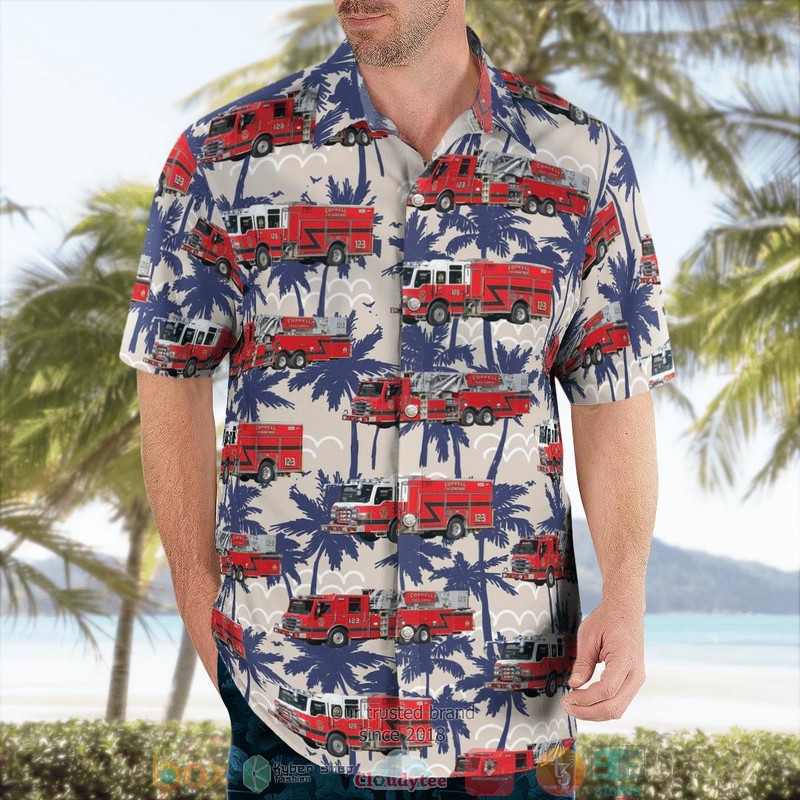 NEW Texas Coppell Fire Department Station 3 Hawaii Shirt 4 NEW Texas Coppell Fire Department Station 3 Hawaii Shirt word1