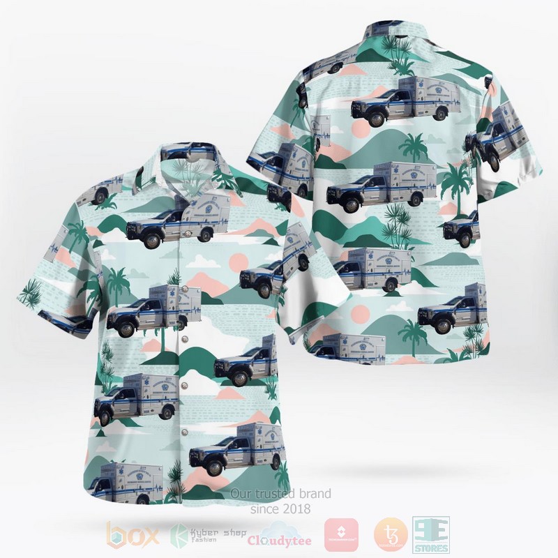 BEST Texas, Galveston County ESD 2 3D Aloha Shirt