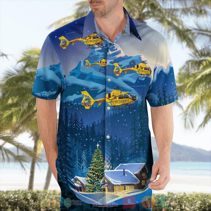 BEST Texas Methodist Air Care Eurocopter EC-135P2+ Hawaii Shirt 4 Texas Methodist Air Care Eurocopter EC 135P2 Hawaiian Shirt 1 2 3