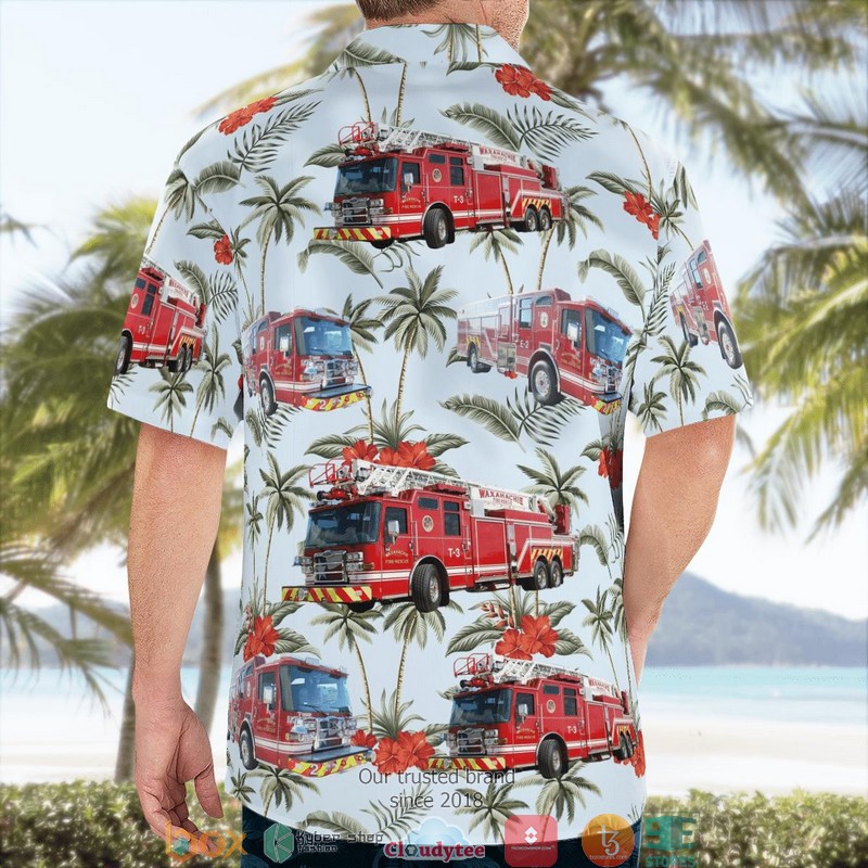 NEW Texas Waxahachie Fire-Rescue Department Hawaii Shirt 4