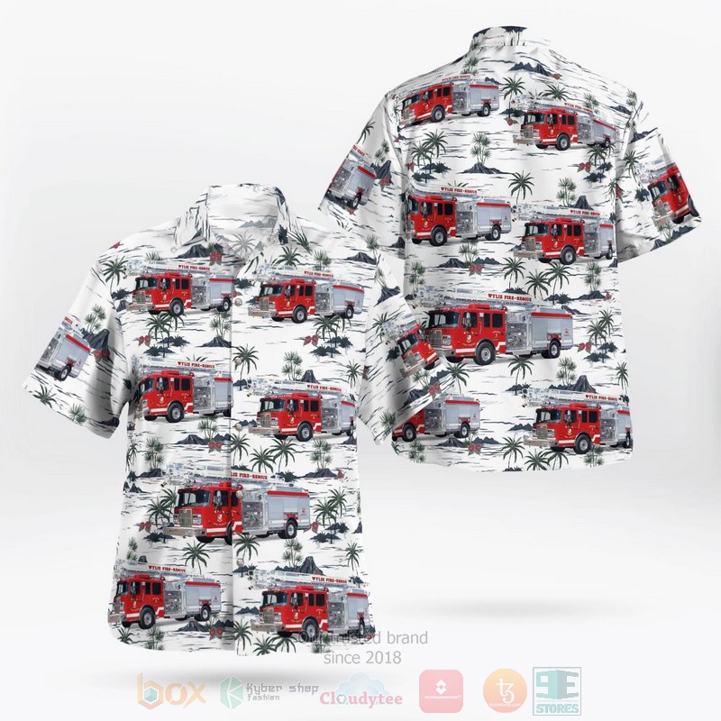 BEST Texas, Wylie Fire Rescue 3D Aloha Shirt