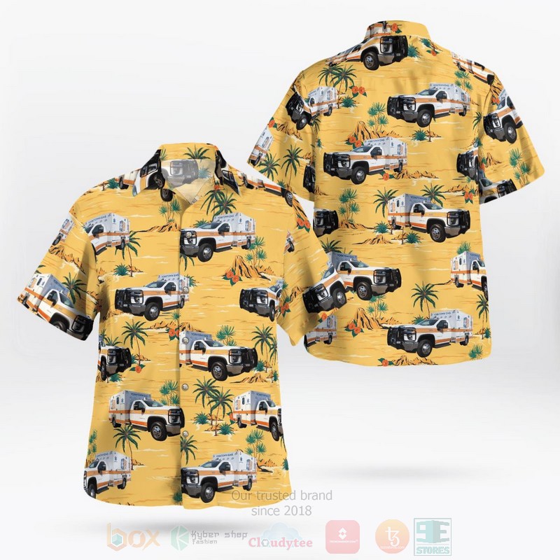 Texas Yorktown Volunteer EMS Hawaiian Shirt