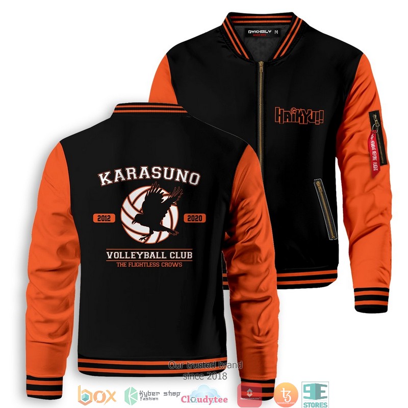 The Flightless Crows Bomber Jacket word2