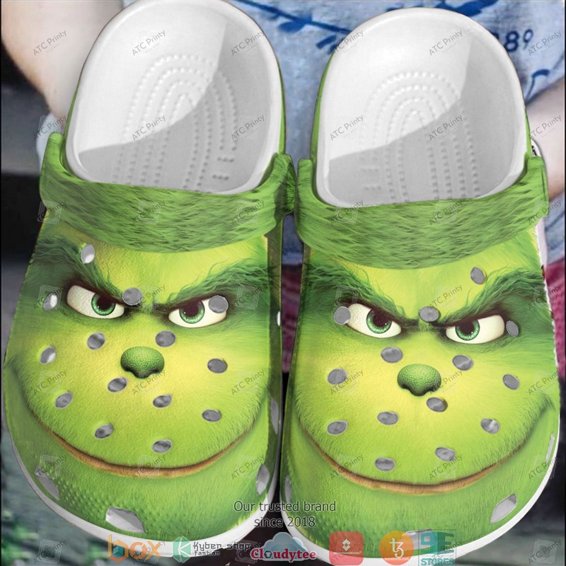 The Grinch Face Crocband Clogs 1 The Grinch Face Crocband Clogs