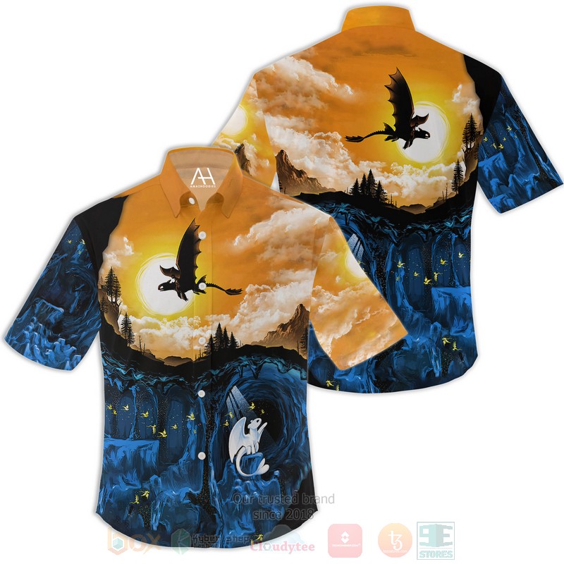 BEST The Hidden World 3D Aloha Shirt 10 The Hidden World Hawaiian Shirt