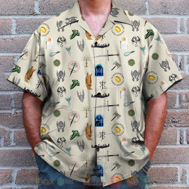 BEST The Lord of the Rings 3D Aloha Shirt 4 BEST The Lord of the Rings 3D Aloha Shirt word2