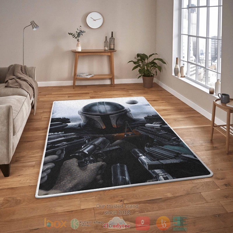 The Mandalorian Star War rug