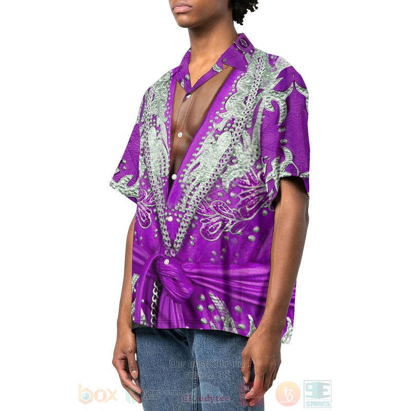 BEST The Nature Boy Purple Robe 3D Aloha Shirt 2 The Nature Boy Purple Robe Hawaiian Shirt 1