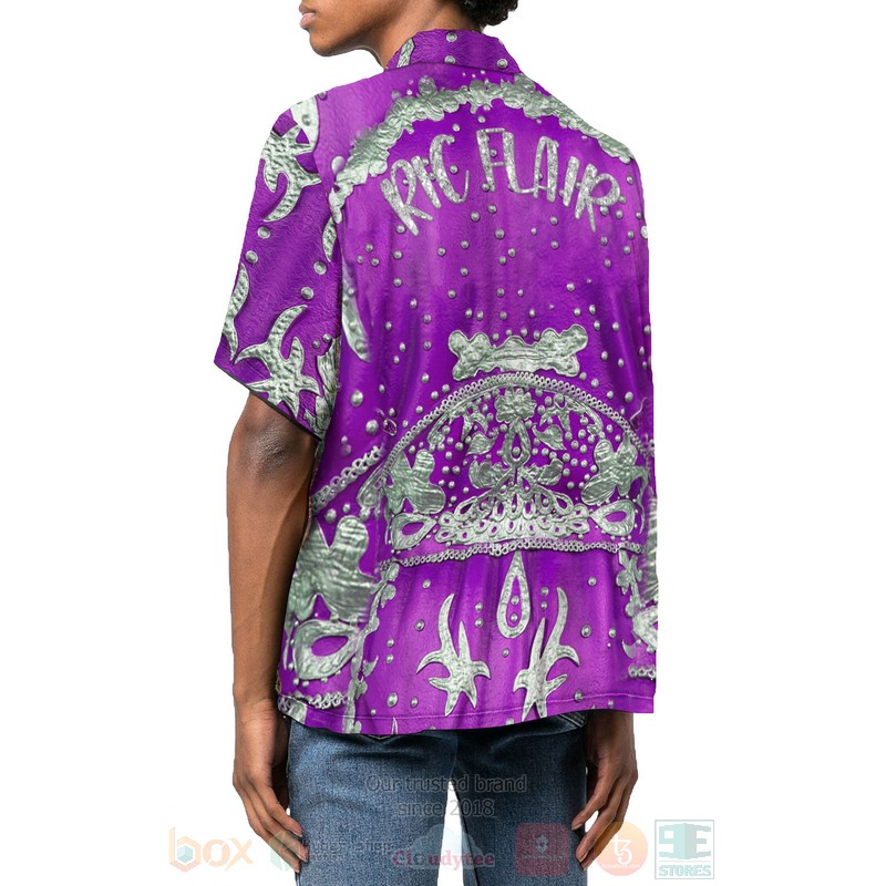 BEST The Nature Boy Purple Robe 3D Aloha Shirt 3 The Nature Boy Purple Robe Hawaiian Shirt 1 2