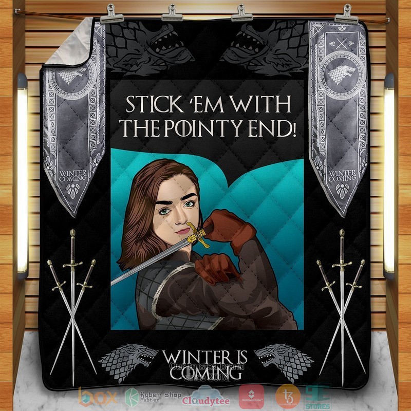 The Pointy End Quilt Blanket